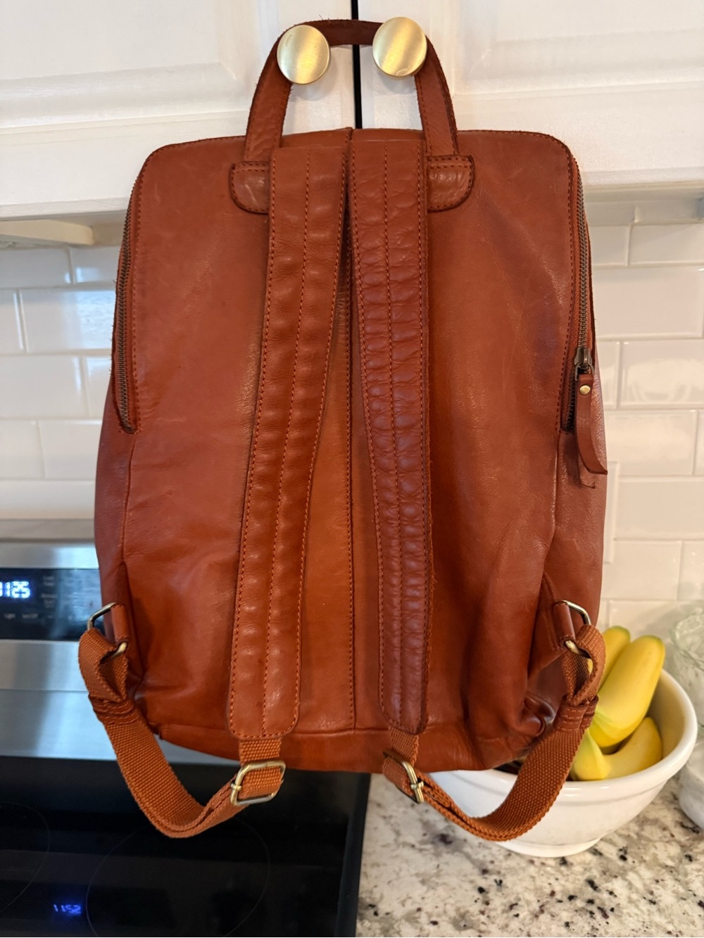 MARTA PONTI PORTUGAL GENUINE LEATHER BAG backpack - Picture 2 of 6